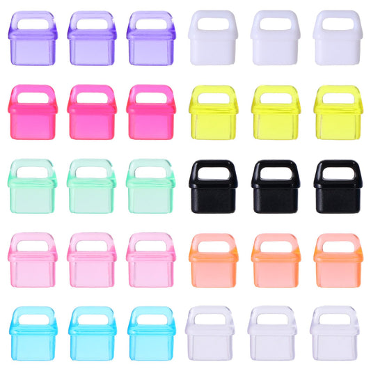 MBAIYO Pack of 30 Colourful USB-C Dust Plugs, Type C Dust Plug, Plastic Port Plug, USB-C Anti-Dust Charging Port Cover with Hanging Hole, USB-C Protective Stopper for Smartphone Laptop
