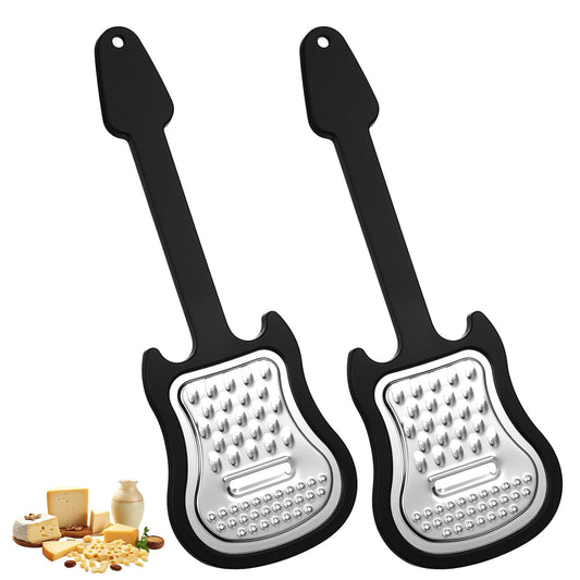 MBAIYO 2pcs Handheld Cheese Grater,Stainless Steel Blades Zester Shredder Small Cheese Grater for Kitchen Dairy Vegetables Fruit Salad
