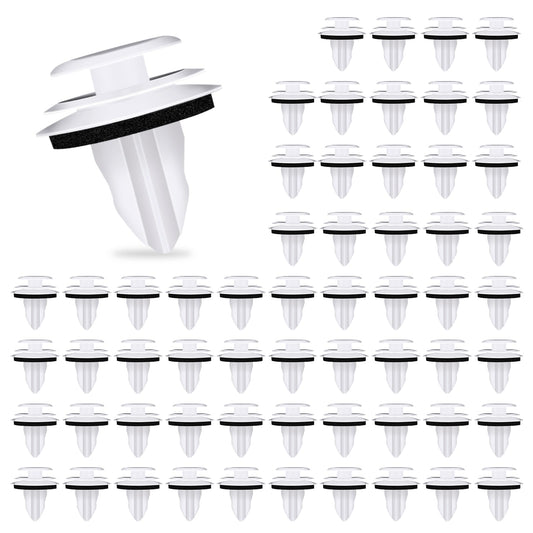 cobee 60 Pcs Door Panel Clips, Door Trim Panel Retainer Clip with Seal Ring, Car Fender Auto Bumper Dashboard Door Clip Panel Retainer Set, Door Panel Retainer Clips Fits Most Vehicles