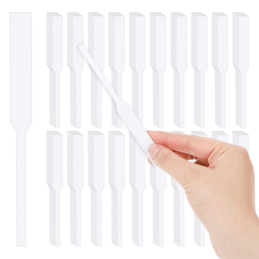 Jeffdad 200 Pcs Perfume Tester Strips, Disposable Perfume Test Strips Paper, Tester Strips for Perfume Fragrances Scents Essential Oils Aromatherapy(Square Head)