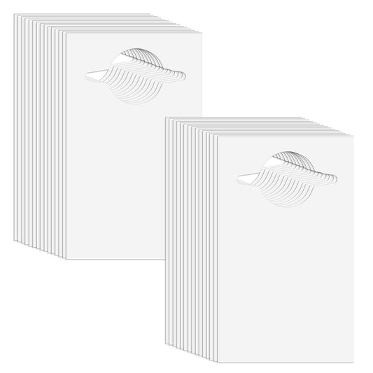 MBAIYO Disposable Bibs for Adults, Pack of 30 Waterproof Bibs with PE Coating Disposable Dining Apron for Adults Seniors or Children, White, One Size