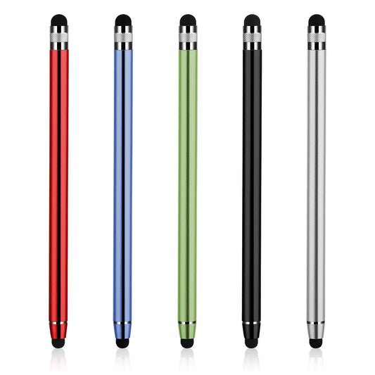 Andibro 5 Pack Dual-end Stylus Pens for Touch Screens, High Sensitivity Silicone Stylus Drawing Stylus Pens Compatible for Smartphones and Tablets All Universal Touchscreen Devices(colorful)