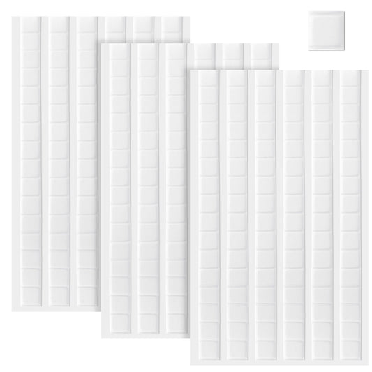 Amaxiu 288 Pcs Adhesive Poster Sticky Putty, Multipurpose Sticky Tack Adhesive Putty Removable Mounting Putty Tacky Wall Putty for Hanging Pictures Crafts Christmas Festival Home Museum(White)