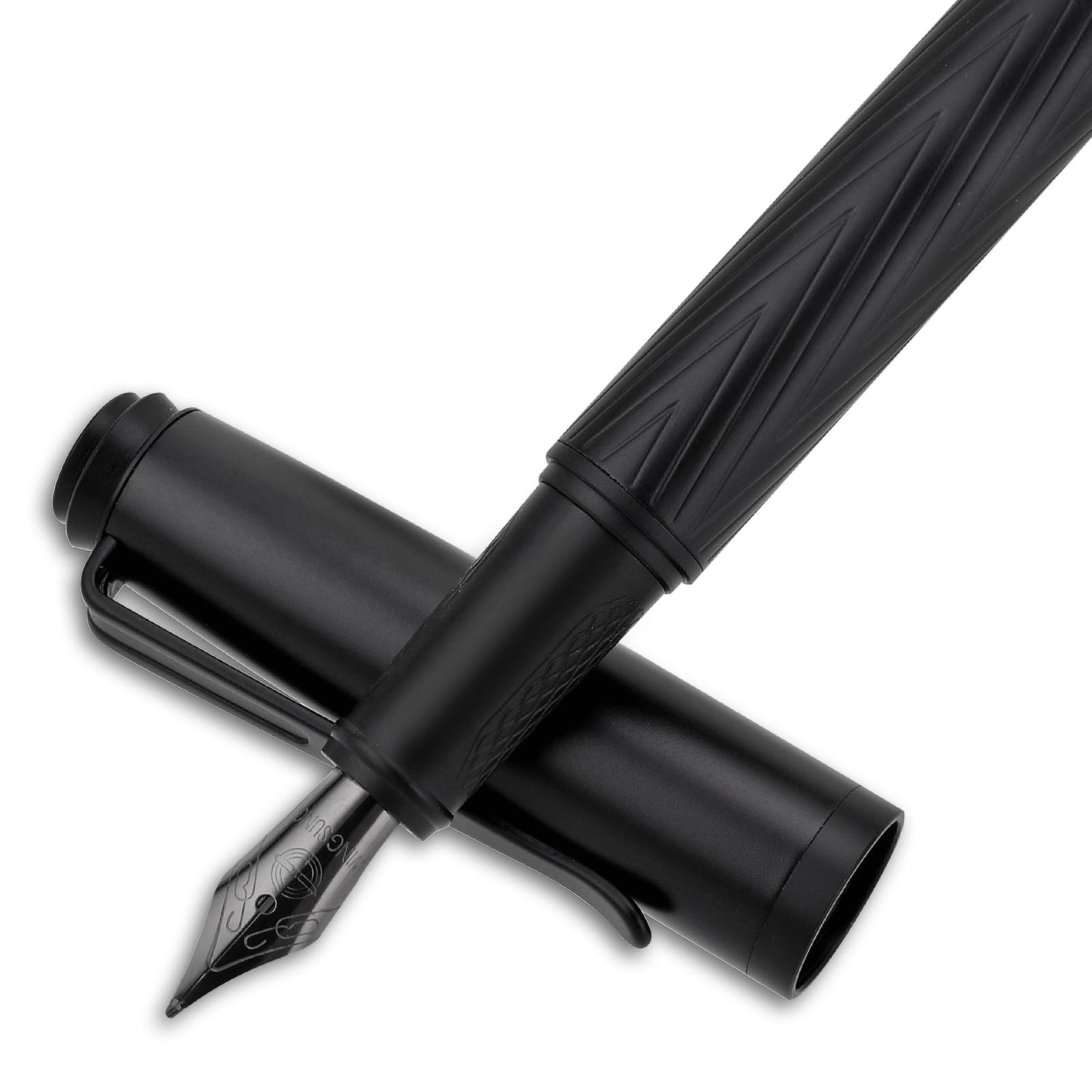 cobee Luxury Fountain Pen, Medium Nib Fountain Pen Calligraphy Pen Metal Fountain Pen Smooth Writing For Men Women School Office Writing Drawing (0,5mm)