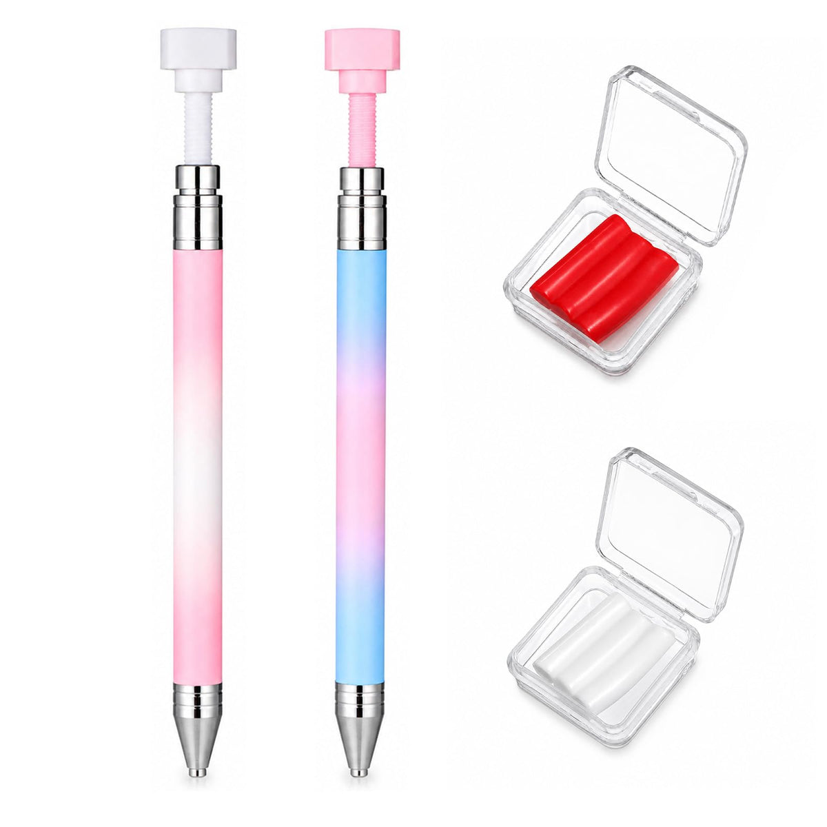 HJZHII 2 Sets Rhinestone Picker Pens, Rhinestone Picker Tool