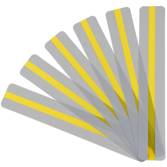 MBAIYO Pack of 40 Guided Reading Strips, Yellow Bookmarks, Marking Strips, Dyslexia Strips, Overlay Reading Rulers, Reading Aid, Children's Reading Ruler, Adhs Aids, Teaching for Primary School
