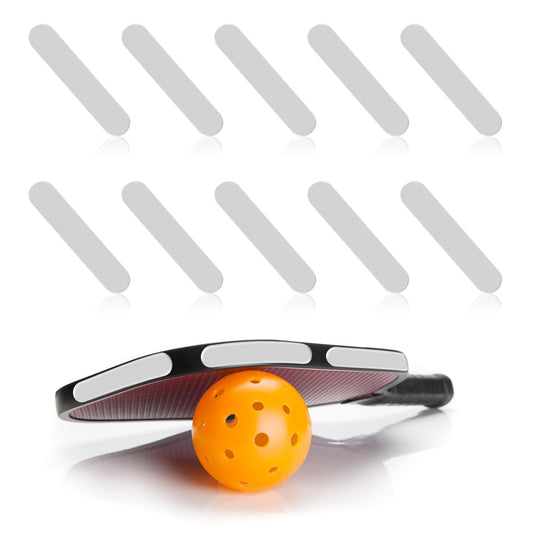 Bewudy 10 Pcs Pickleball Tape, Super High Adhesive Tape, Weighted 3g Bars for Pickleball Paddles, Adhesive Strips for Edge Guard - Increase Power, Control, and Precision on The Court