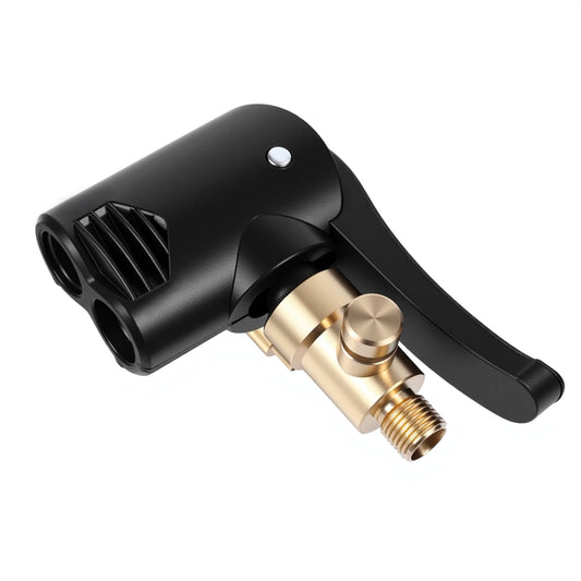 HJZHII Dual Head Bike Track Pump, Multi-use Connector Head Presta Valve Adapter Bikes Pump Adapter Tyre Air Pumps Valve Adapters Presta Schrader Nozzle for Bicycle Bike Replacement Accessories