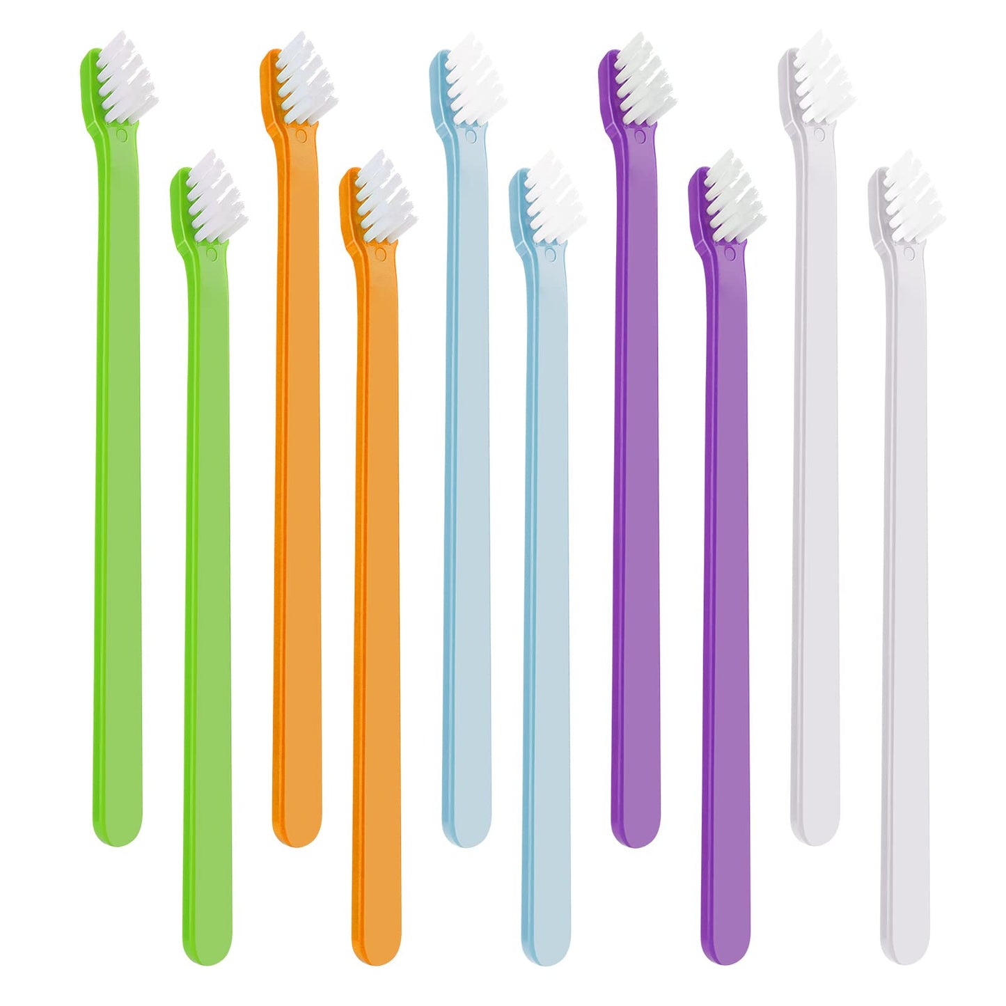 Cobee Cat Dog Toothbrush, 10 Pieces Single Ended Pet Toothbrush Dog Teeth Cleaning Brush Tooth Brush for Dogs Cats Puppy Kitten