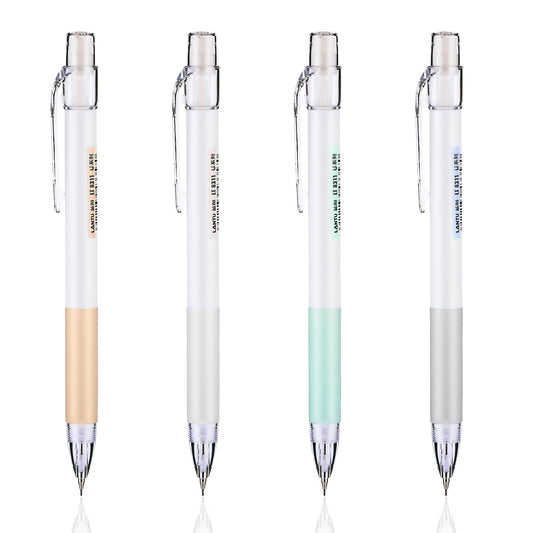 Bewudy 4PCS Mechanical Pencil Set, Aesthetic Mechanical Pencils Pastel Mechanical Pencil, Refillable Pencil Cute Retractable Mechanical Pencil for School Students, Drawing, Sketch(0.7mm)