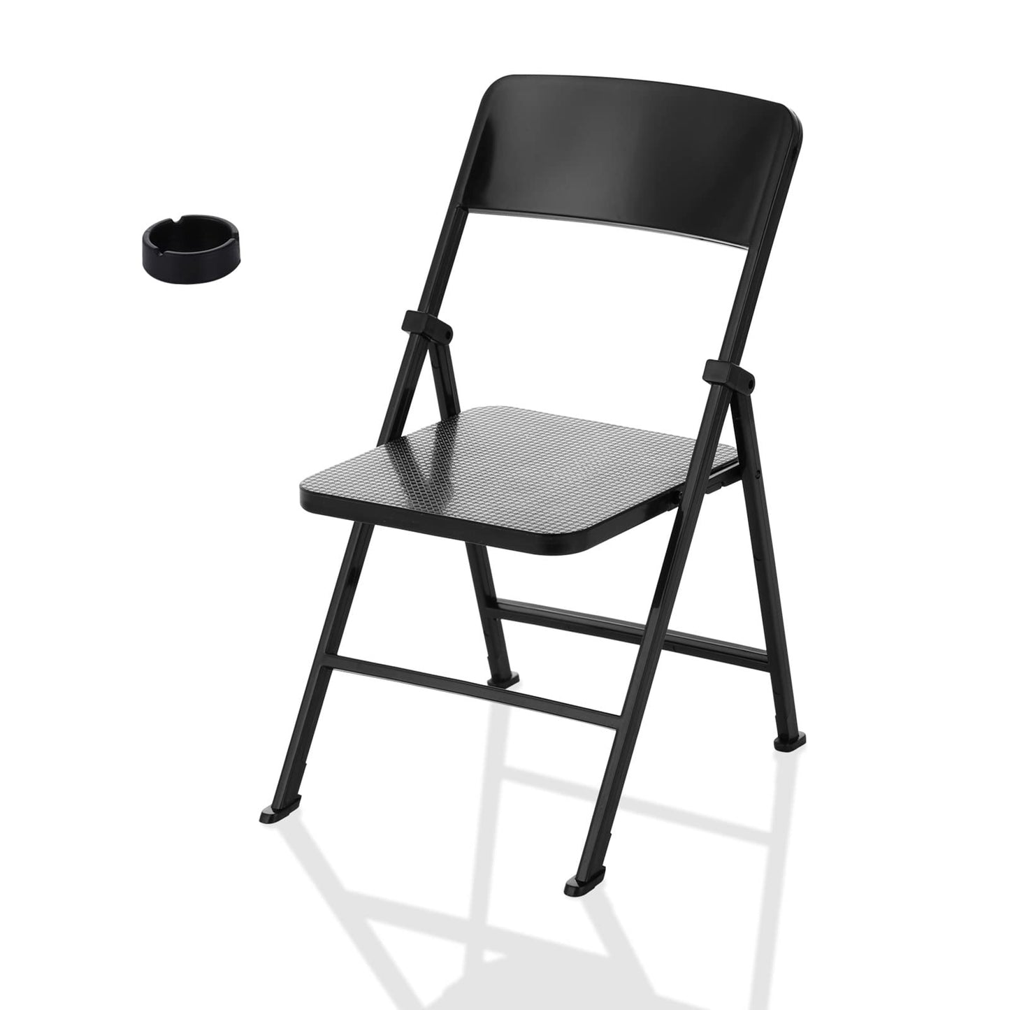 TIESOME Dolls Folding Chair, 1/6 Scale Mini Chair Dollhouse Folding Chair Toy Chair Dollhouse Miniature Chair Dollhouse Decoration Miniature Furniture for Kids Dollhouse Play Set