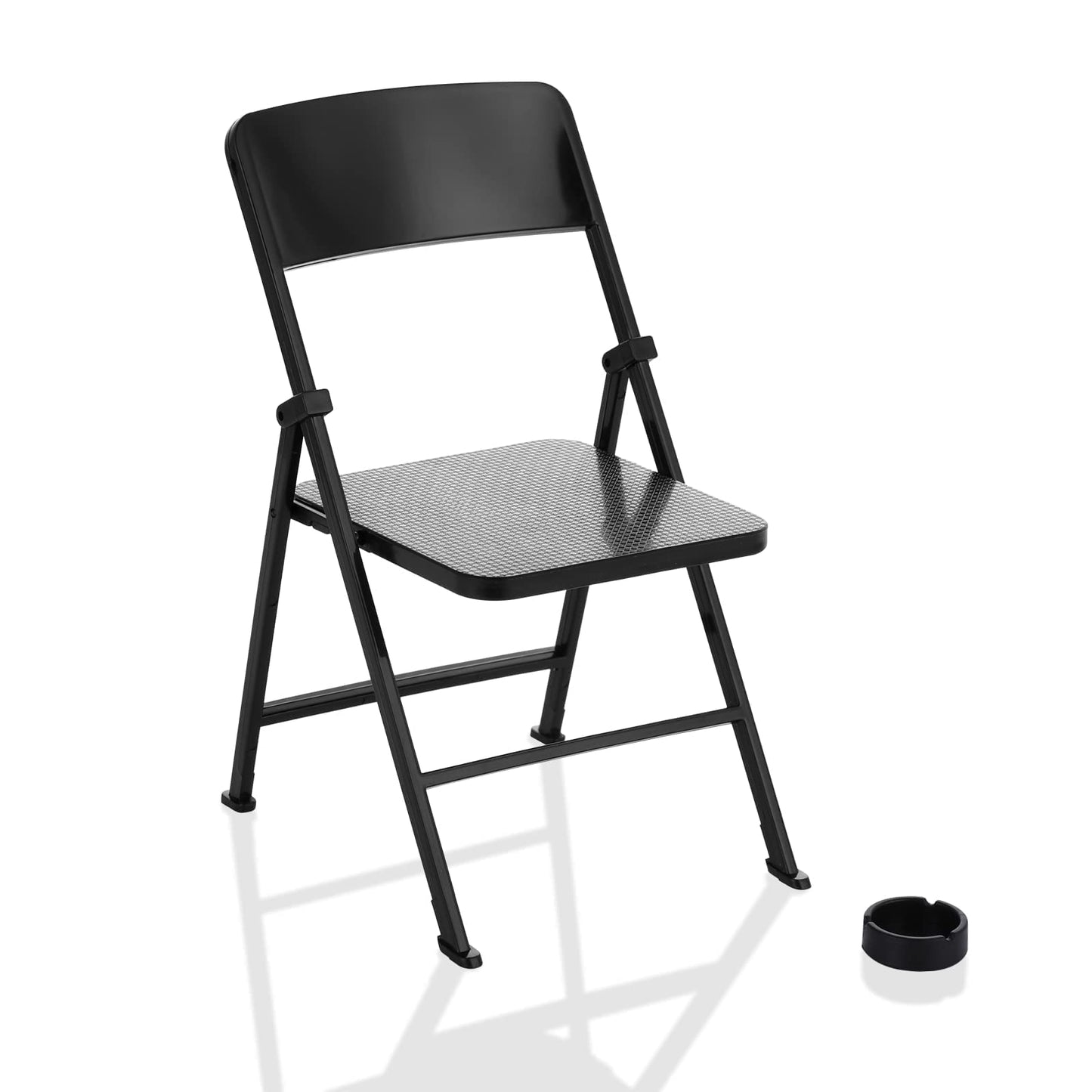 cobee Dollhouse Miniature Chair, 1:6 Mini Folding Chair Dollhouse Miniature Furniture