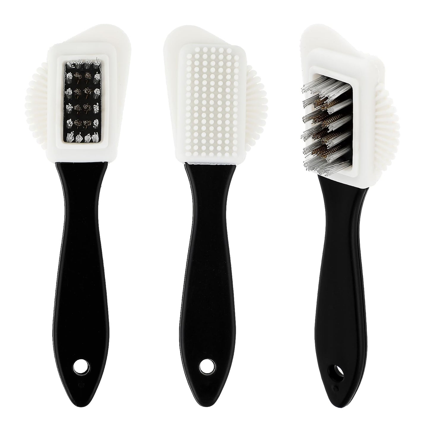 Amabro 3PCS Suede Brush, Nubuck Shoe Brush 4-Sided Suede Brush Suede Leather Shoe Cleaner Suede Eraser Easy Stain Removal Durable for Suede Nubuck Shoe Boot Bag Care