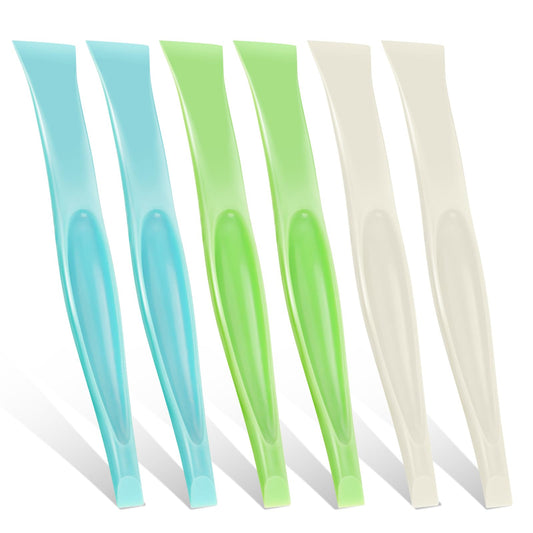 Giantree Plastic Scraper Tool, Multipurpose No Scratch Scraping Tool, Small Scraper Cleaning Tool Kitchen Plastic Scraper for Opener Sticker Scraper Label Remover Gum Scraper, and Bottle Opener(6)