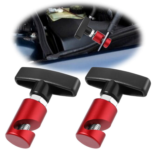 AOZUO 2Pcs Car Hood Prop Rods, Lift Support Clamp Hood Strut Fixing Clamps Stay Holder Anti-Slip Anti-Pinch Device Stopper Retainer Tool Hood Stay Holder Work for Tailgate Hatch Car Trunk Liftgate