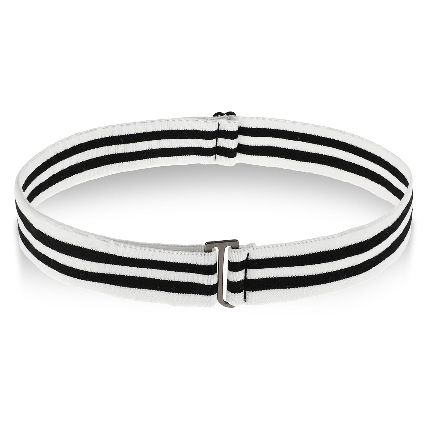 Amaxiu Invisible Stripes Waist Belt for Women(black, white)
