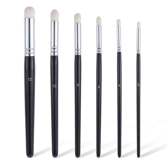 JJUNW 6 PCS Drybrush Set, 6 Sizes Hobby Detail Paint Brush Set, Acrylic Paint Brushes for Tabletop & Wargames, 40k, DND Miniatures, Citadel, Scale Model, Watercolor Oil Painting