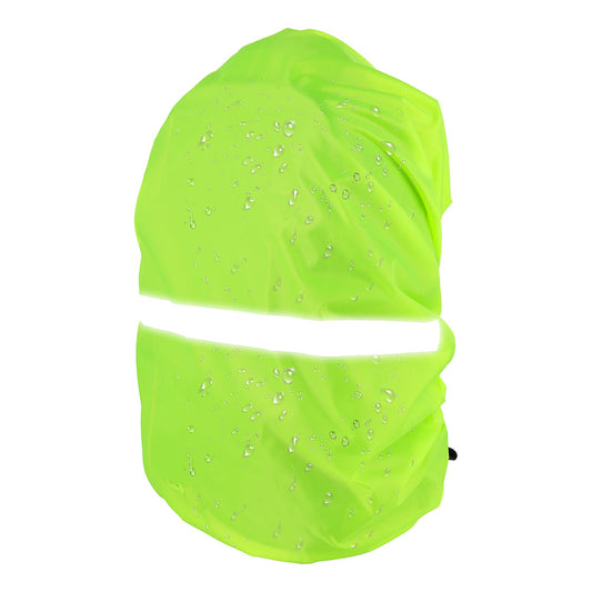 Jeffdad Waterproof Backpack Rain Cover, Foldable Hi-Visibility Reflective Strips Anti-dust Ultralight Rain Cover for Hiking Camping Cycling Traveling (26-40L)(Green)