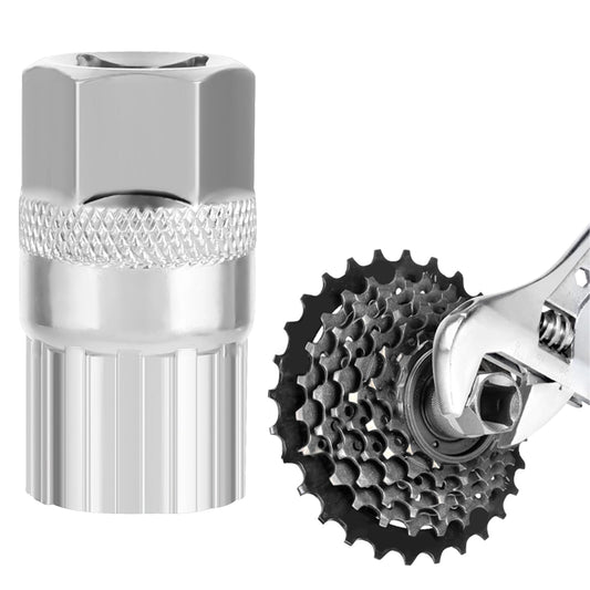 Molain Bicycle Freewheel Removal Tool, Steel Bike Freewheel Remover Compatible with Shimano, Saches, DNP, Sun Race, Freewheel Lockring Tool for 12 Spline Freewheels Repair(1PC)