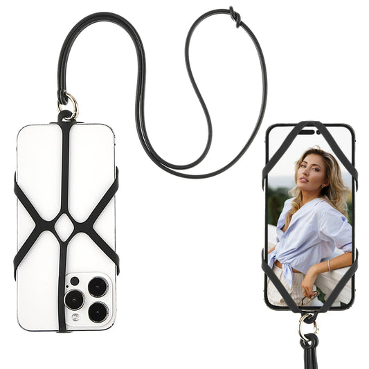 Giantree Cell Phone Lanyard, Universal Mobile Phone Neck Strap Cell Phone Chain Silicone Case with Phone Strap Mobile phone Cord Compatible with Most Phone and Smartphone Cases