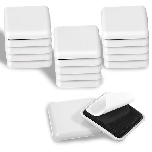 MBAIYO 16pcs 1.5 Inch Easy Gliders for Furniture Self Adhesive Furnishings Sliders Reusable Moving Pads for Carpet Hardwood Floors Carrying Chair Table Desk Bed Sofa