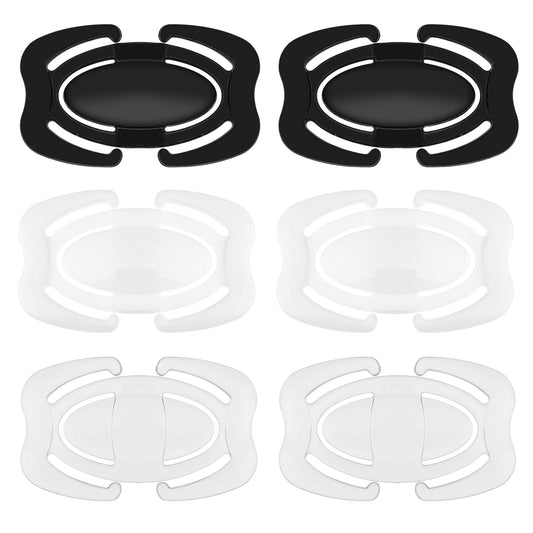 Giantree 6 Pcs Bra Strap Clips for Racerback, Anti-Slip Bra Strap Holder Clips Adjustable Bra Straps Cross Back Clips Buckles for Conceal Straps and Cleavage Control