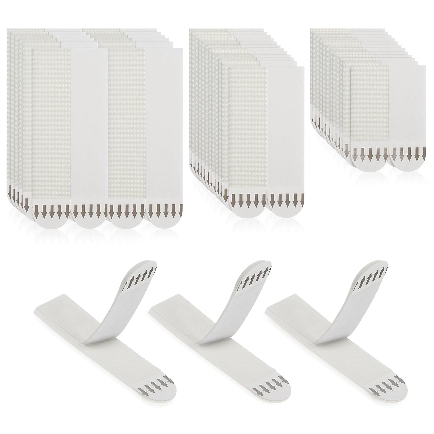 Amaxiu 36Pairs(72 Strips) Picture Hanging Strips Heavy Duty, Damage Free No Nails Large Picture Hanging Strips Picture Hanging Sticky Strips