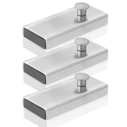 Amaxiu 3PCS MG1 Magnetic Seam Guide, Metal Sewing Straight Seam Gauge Universal Sewing Machine Accessories Industrial Domestic Machines Attachments for Most Sewing Machine