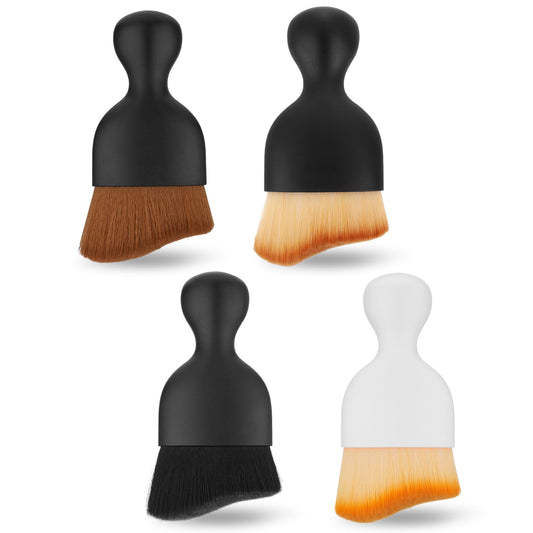 cobee 4PCS Car Interior Cleaning Soft Brush, Car Cleaning Brushes Duster with Soft Bristles Car Detailing Brush Dashboard Dust Removal Brushes for Automotive Air Conditioner Vents(Style D)