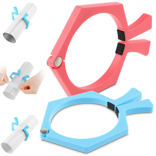 Amaxiu Sublimation Tumbler Clamp, 2Pcs Tumblers Pinch Sublimation Paper Pincher DIY Clamp Grip Tool Heat Transfer Tape Dispenser for 20 Oz Sublimation Blanks Tumblers