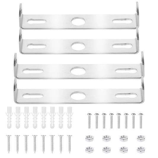 Molain 4 Packs Light Fixture Mounting Bracket for Ceiling Pendant Light Crossbar Kit Sconce Mounting Plate with Screws 3.5-4 Inch Ceiling Light Plate Wall Mounting Bracket Crossbar for Chandelier