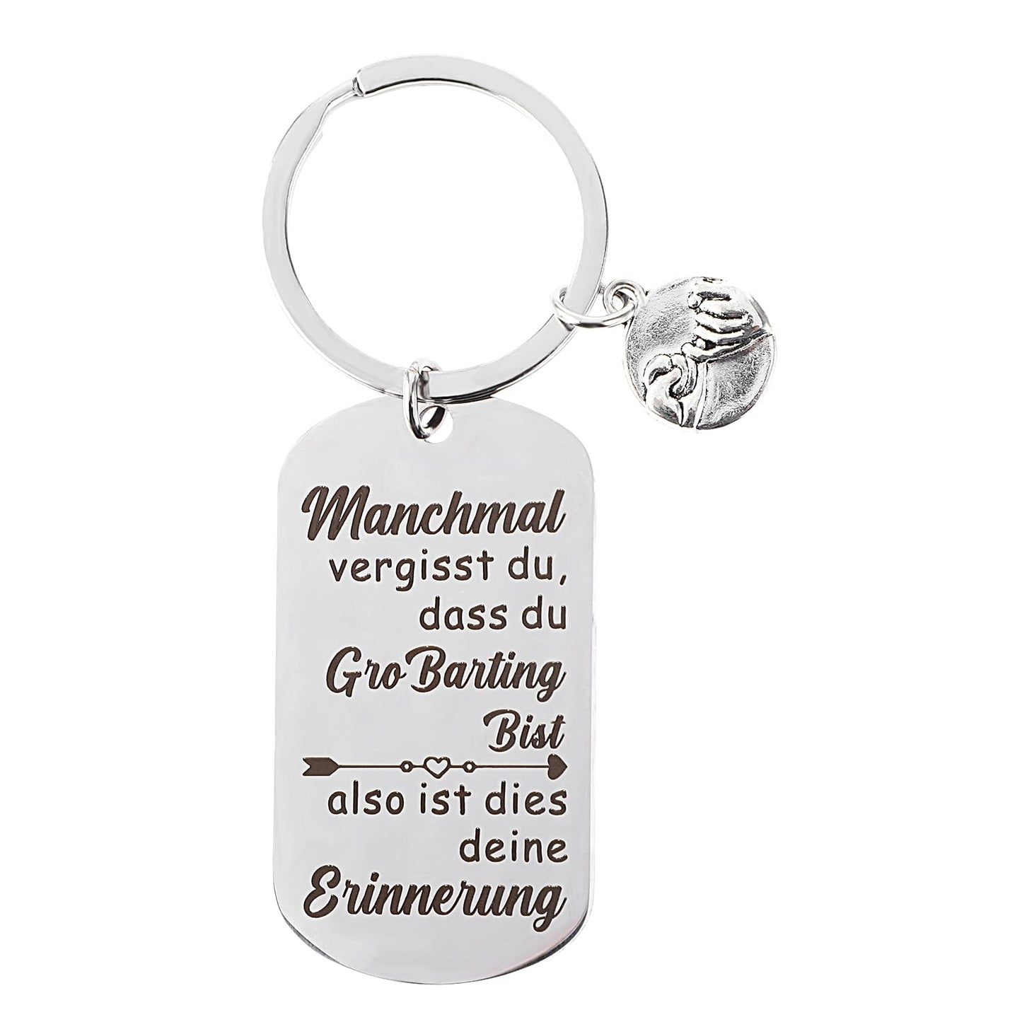 Amaxiu Inspirational Gifts Keyring for Women, Stainless Steel Motivational Keychain Birthday Gifts for Her Encouragement Gifts for Wife Girlfriend Daughters Appreciation Gifts