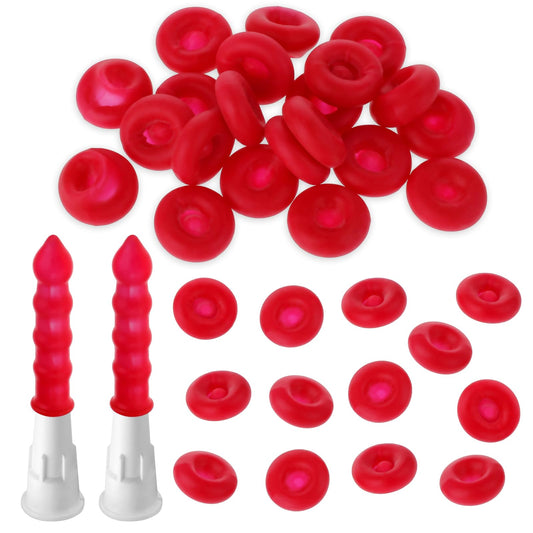 Amaxiu 20Pcs Caulk Caps, Caulk Saving Cap Caulking Tube Sealing Caps Caulk Saver Cover Sealer Caulk Nozzles Caps for Sealing Preserving