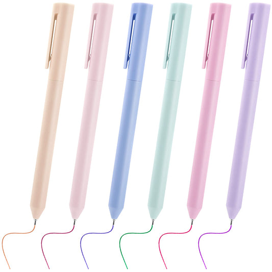 cobee Aesthetic Ballpoint Pens, 0.5mm Multicolor Ink Gel Pens Twist Quick Dry Ball Point Pen Pastel Rollerball Pen Fine Point Pen Smooth Writing Pens For Home School Office(Morandi)