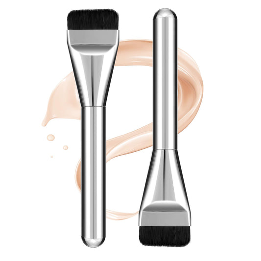 Giantree Flat Foundation Brush, Super Thin Liquid Foundation Brush, Traceless Makeup Foundation Brush Set for Liquid, Cream Foundation Concealer Brush Makeup Brushes