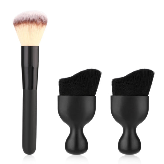 cobee 3 Pack Soft Car Interior Detailing Brush, No Scratch Car Cleaning Brush Car Interior Cleaning Auto Dash Duster Brush Car Interior Cleaning Tool for Automotive Dashboard Air Vents(Style-D)