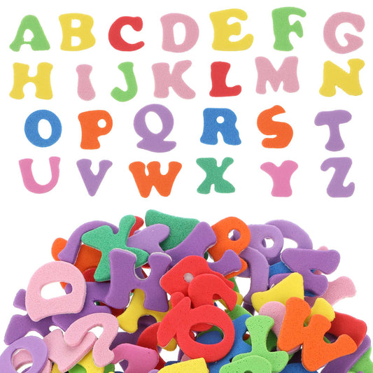 TIESOME 260Pcs Letter Stickers Foam Letter Stickers, 10 Colors Self Adhesive A-Z Alphabet Stickers Craft Supplies Stickers for DIY Crafts Scrapbooking Kids School Project Christmas Party Decorations