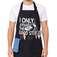 SULIKJHUI Funny Grilling Aprons for Men, Men's Funny Apron with 1 Pockets