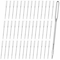 Giantree 50 Pcs Sewing Machine Needles Universal Sizes 90/14 Heavy Duty Sewing Machine Needles for Embroidery Leather Jeans Compatible with Kind of Home Sewing Machine