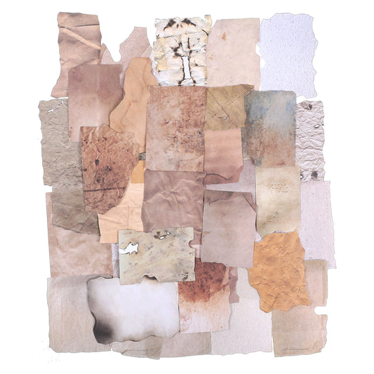 JIEYAO 80 Pcs Vintage Scrapbook Paper Stickers, Retro Label Stickers for Scrapbooking, Aged Writing Paper Stickers Aesthetic Junk Journal Supplies Aesthetic Stickers in Brown Tones for DIY Crafts(C)