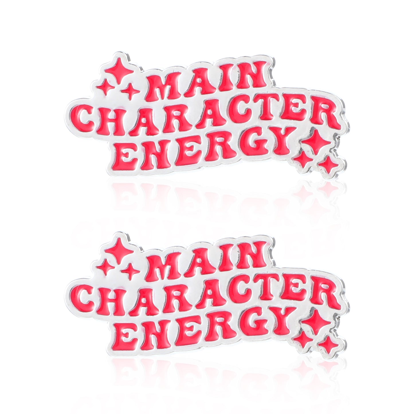 Yuanchu Main Character Energy Pins, Funny Enamel Pins Enamel Lapel Pins For Bags Mood Pins Plated Badge Pins For Backpacks Clothing Bags Lanyards
