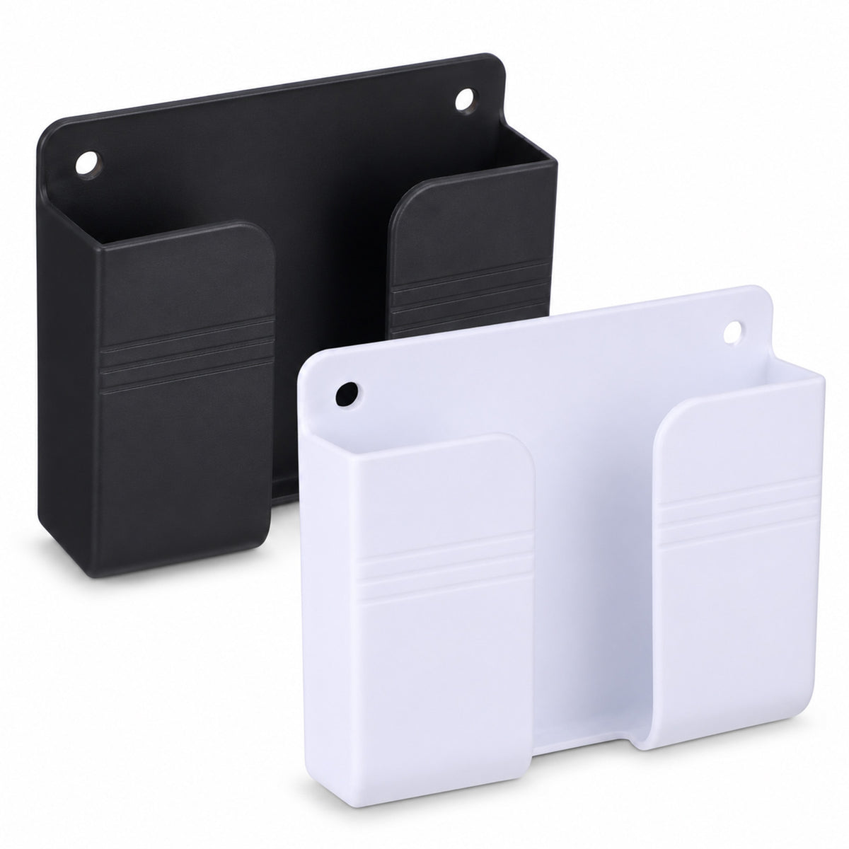 Jeffdad 2 Pcs Wall Mount Phone Holder Self Adhesive Phone Shelf for Home