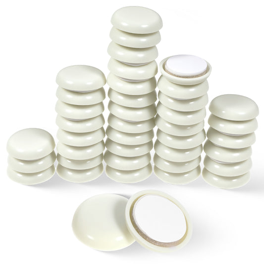 LIQWEI 40Pcs Furniture Sliders for Carpets, Self-Adhesive Chair Leg Floor Protectors, Furniture Moving Pads Chair Slider for Cars, Magic Sliders Move Any Item Quickly and Easily and Surface Protection