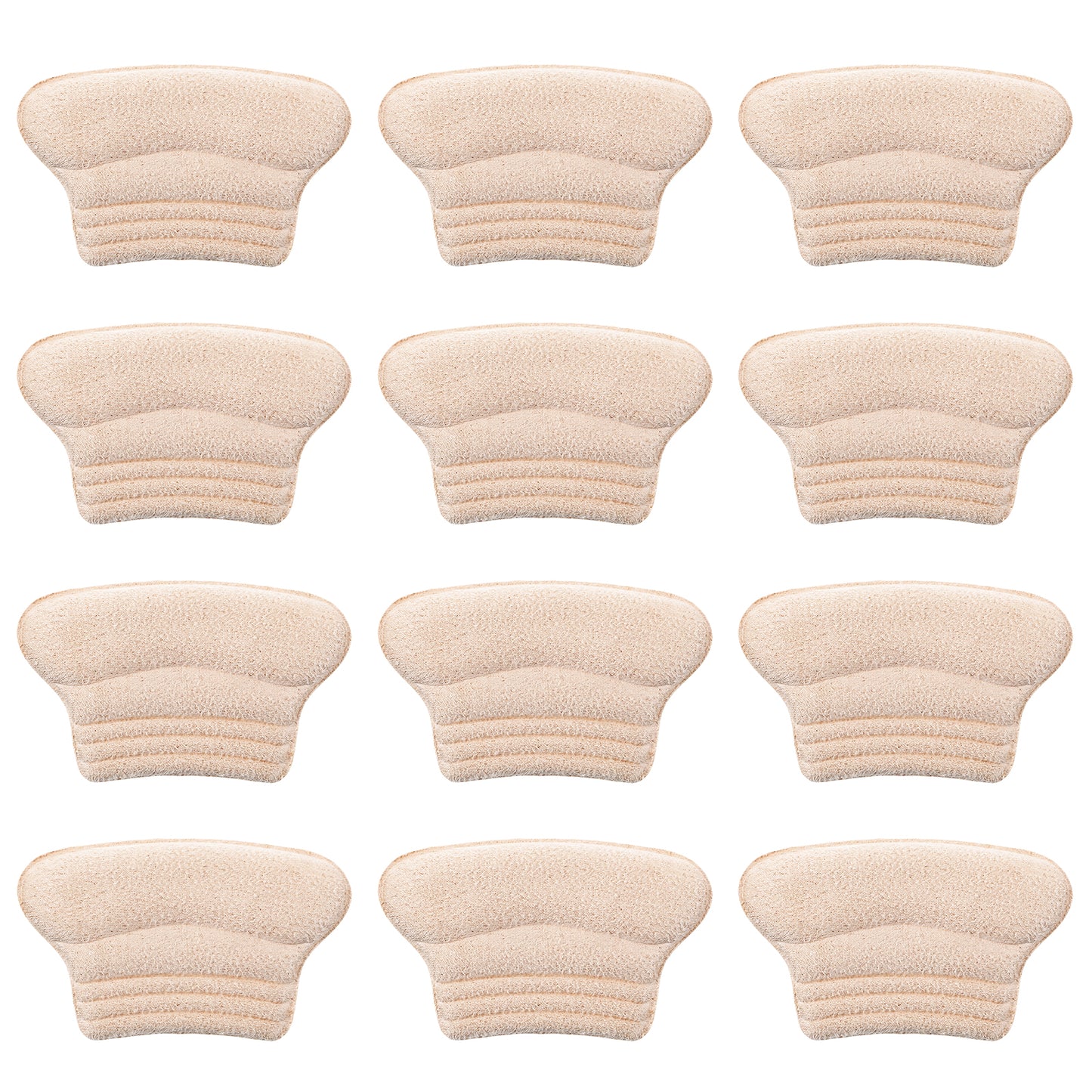AOZUO Heel Pads for Shoes, 6pcs Self-Adhesive Heel Grips Non Slip Soft Heel Cushion Pads Shoe Filler Inserts Reusable Heel Guards Liners for Shoes Too Big Heel Slipping Rubbing Improve Shoe Fit()