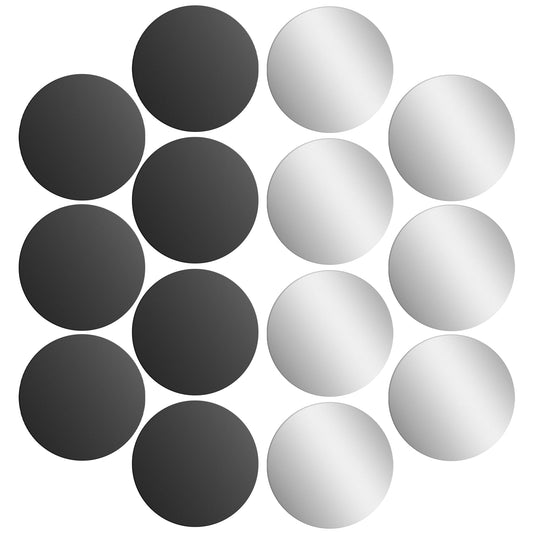 LXUEJIE 14Pcs Metal Plate for Phone Magnet, Round Plates for Magnetic Mount, Round Phone Metal Plate for Magnetic Car Mount Phones Holder Back Magnet Stickers