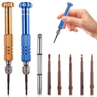 JIYIN Glasses Screwdriver for Eyeglass Repairing, Tiny Eyeglass Screwdriver Repair Kit With Screws 13 In 1 Precision Eye Glass Repair Tool Kit for Sunglasses Watch Laptop Electronics Cellphone Jewelry