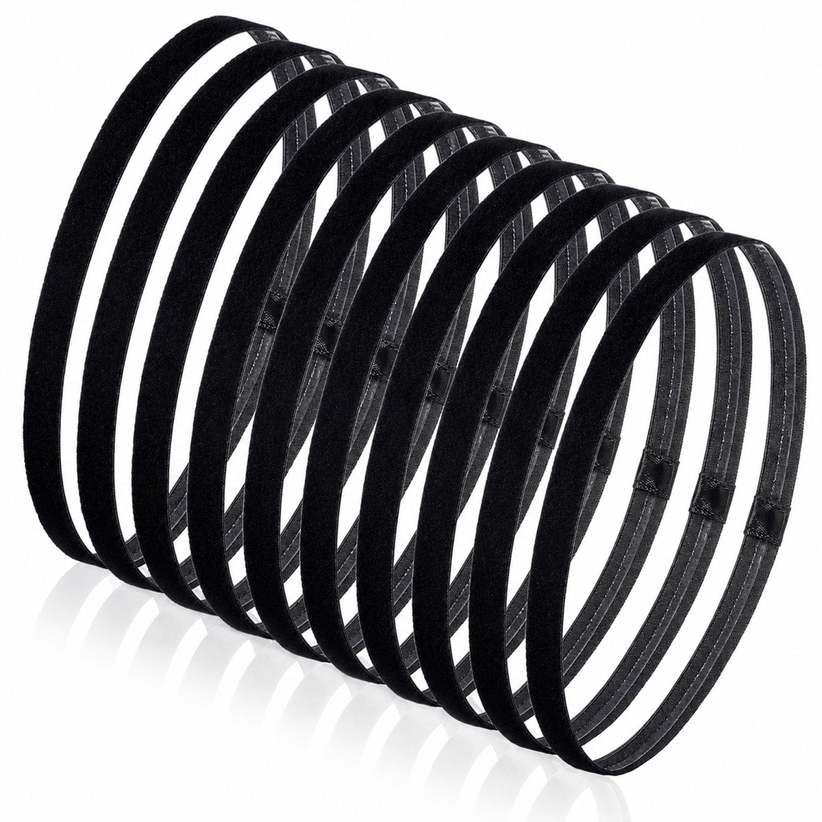 SULIKJHUI 10 Pcs Football Headband, Non-Slip Elastic Headband