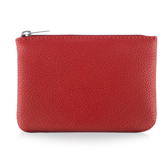 Giantree Small Wallet for Women, Cute PU Lychee Pattern Coin Pocket Portable Change Wallet Mini Coin Purse for Girl Women Ladies ID Key Headset Lipstick(Red)