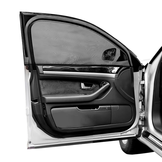 Jeffdad 2 Pack Car Window Shades for Baby, Car Front Window Sun Shades, Breathable Window Sunshade Mesh Universal Fit Most of Cars SUV(Front Window)