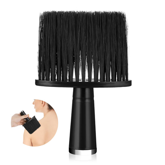 Giantree Neck Duster Barber Brush to Remove Loose Hair, Soft Barber Neck Duster Brush Professional Hair Cutting Brush for Hair Cutting Neck Face Cleaning Hair Sweep Brushes Salon Tool(Straight)